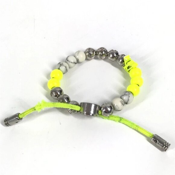 LOUIS VUITTON M00510 Bracelet Monogram Beaded Bangle Metal yellow - Picture 2 of 11